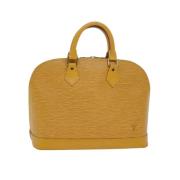 Pre-owned Fabric handbags Louis Vuitton Vintage , Yellow , Dames