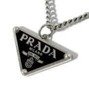 Pre-owned Silver necklaces Prada Vintage , Gray , Dames