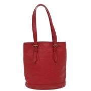 Pre-owned Leather louis-vuitton-bags Louis Vuitton Vintage , Red , Dam...