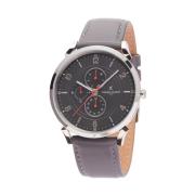 Grijze Herenmode Analoog Horloge Pierre Cardin , Gray , Heren