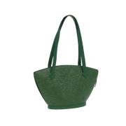 Pre-owned Fabric louis-vuitton-bags Louis Vuitton Vintage , Green , Da...