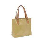 Pre-owned Fabric handbags Louis Vuitton Vintage , Beige , Dames