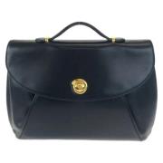 Pre-owned Leather handbags Cartier Vintage , Black , Heren