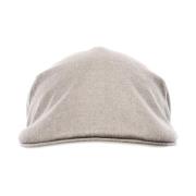 Beige Wollen Blend Voorvizier Hoed Borsalino , Beige , Unisex