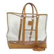 Pre-owned Vinyl totes Louis Vuitton Vintage , Beige , Dames