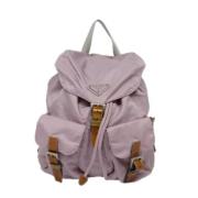 Pre-owned Fabric backpacks Prada Vintage , Pink , Dames