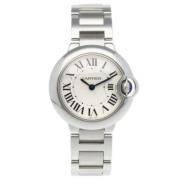 Pre-owned Glass watches Cartier Vintage , White , Dames