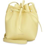 Mini Leren Crossbody Tas Mansur Gavriel , Yellow , Dames