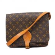 Pre-owned Fabric louis-vuitton-bags Louis Vuitton Vintage , Brown , Da...