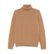 Kameel Sweaters voor Mannen Roberto Collina , Brown , Heren