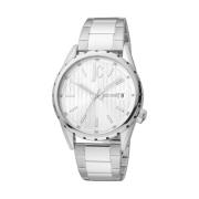 Zilveren Herenhorloge Klassiek Elegant Just Cavalli , Gray , Heren