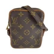 Pre-owned Canvas crossbody-bags Louis Vuitton Vintage , Brown , Dames