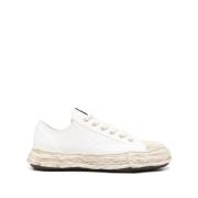 Witte Canvas Sneakers met Distressed Effect Maison Margiela , White , ...