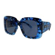 Pre-owned Plastic sunglasses Balenciaga Vintage , Blue , Dames