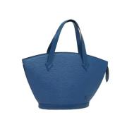 Pre-owned Fabric louis-vuitton-bags Louis Vuitton Vintage , Blue , Dam...