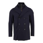 Blauwe Winter Thermo Peacoat Jas RRD , Blue , Heren