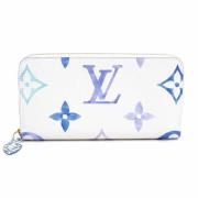 Pre-owned Canvas wallets Louis Vuitton Vintage , White , Dames