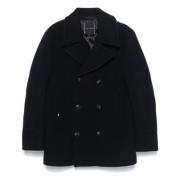 Klassieke Peacoat in Desert Sky Tommy Hilfiger , Black , Heren