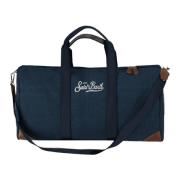 Blauwe Tassen voor Stijlvolle Outfits MC2 Saint Barth , Blue , Heren