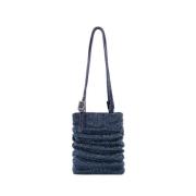 Lollo La Grande Schoudertas in Boyfriend Denim Benedetta Bruzziches , ...