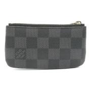 Pre-owned Canvas wallets Louis Vuitton Vintage , Black , Dames