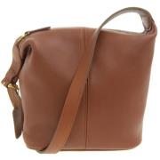 Pre-owned Leather shoulder-bags Coach Pre-owned , Brown , Dames