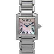 Pre-owned Glass watches Cartier Vintage , Pink , Dames