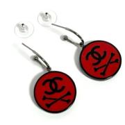 Pre-owned Metal chanel-jewelry Chanel Vintage , Red , Dames