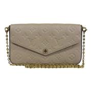 Pre-owned Canvas louis-vuitton-bags Louis Vuitton Vintage , Beige , Da...