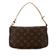 Pre-owned Canvas louis-vuitton-bags Louis Vuitton Vintage , Brown , Da...