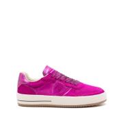 Stijlvolle Sneakers voor Mannen en Vrouwen Philippe Model , Pink , Dam...