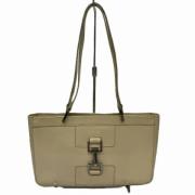 Pre-owned Leather crossbody-bags Gucci Vintage , Beige , Dames