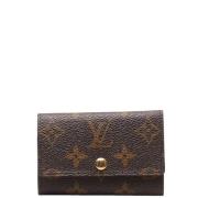 Pre-owned Canvas key-holders Louis Vuitton Vintage , Brown , Dames