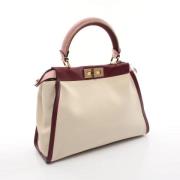 Pre-owned Leather fendi-bags Fendi Vintage , Beige , Dames