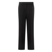 Zwarte Straight Leg Broek Michael Kors , Black , Dames