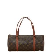 Pre-owned Canvas shoulder-bags Louis Vuitton Vintage , Brown , Dames