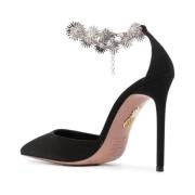 Zwarte platte schoenen voor vrouwen Aquazzura , Black , Dames