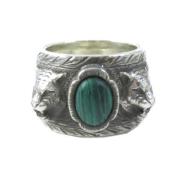 Pre-owned Metal rings Gucci Vintage , Green , Dames