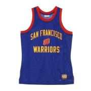 NBA Team Heritage Basketball Tank Top Mitchell & Ness , Blue , Heren