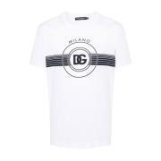 Stijlvol Grafisch T-shirt Dolce & Gabbana , White , Heren