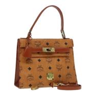 Pre-owned Leather handbags MCM Pre-owned , Brown , Dames