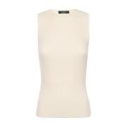 Ivoor Viscose Stretch Hemd Max Mara Weekend , Beige , Dames