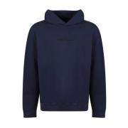 Blauwe Sweatshirt met Unieke Stijl Maison Margiela , Blue , Heren