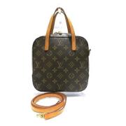 Pre-owned Canvas handbags Louis Vuitton Vintage , Brown , Dames