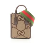 Pre-owned Leather gucci-bags Gucci Vintage , Beige , Dames