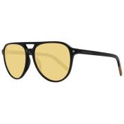 Zwarte Heren Aviator Zonnebril Ermenegildo Zegna , Yellow , Heren