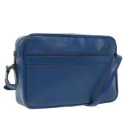 Pre-owned Leather louis-vuitton-bags Louis Vuitton Vintage , Blue , Da...