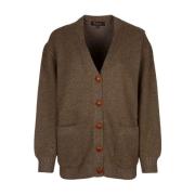 Luxe Cardigan Sweaters Loro Piana , Brown , Dames