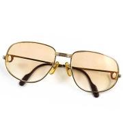 Pre-owned Canvas sunglasses Cartier Vintage , Yellow , Heren