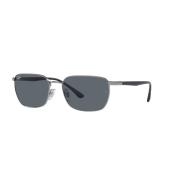 Gunmetal/Blue Zonnebril RB 3684 Stijl Ray-Ban , Black , Unisex